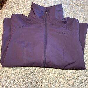 The North Face Purple Windwall full zip jacket Women’s
